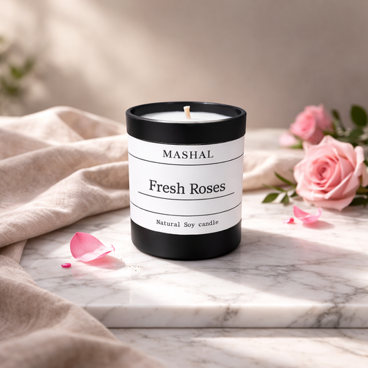 Fresh Roses Scented Candle