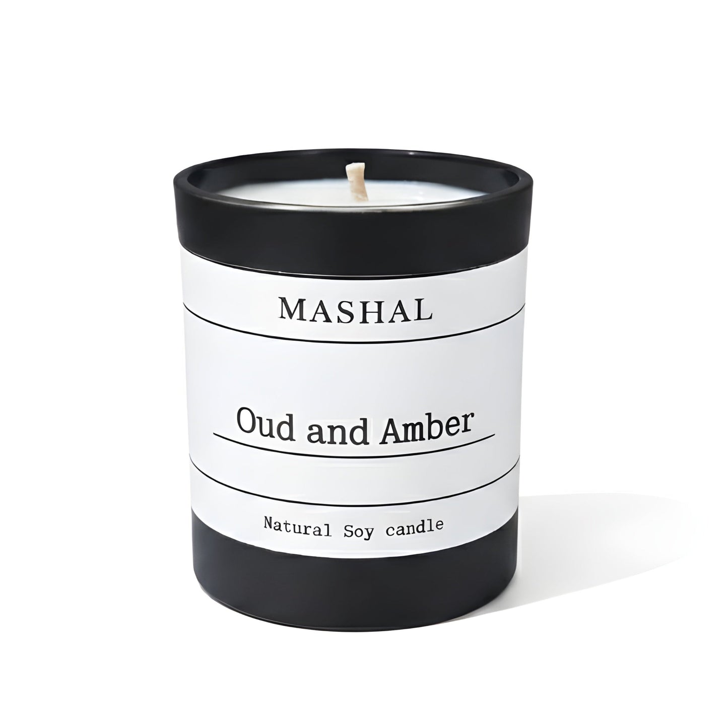 Oud and Amber Scented Candle