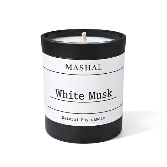 White Musk Scented Candle